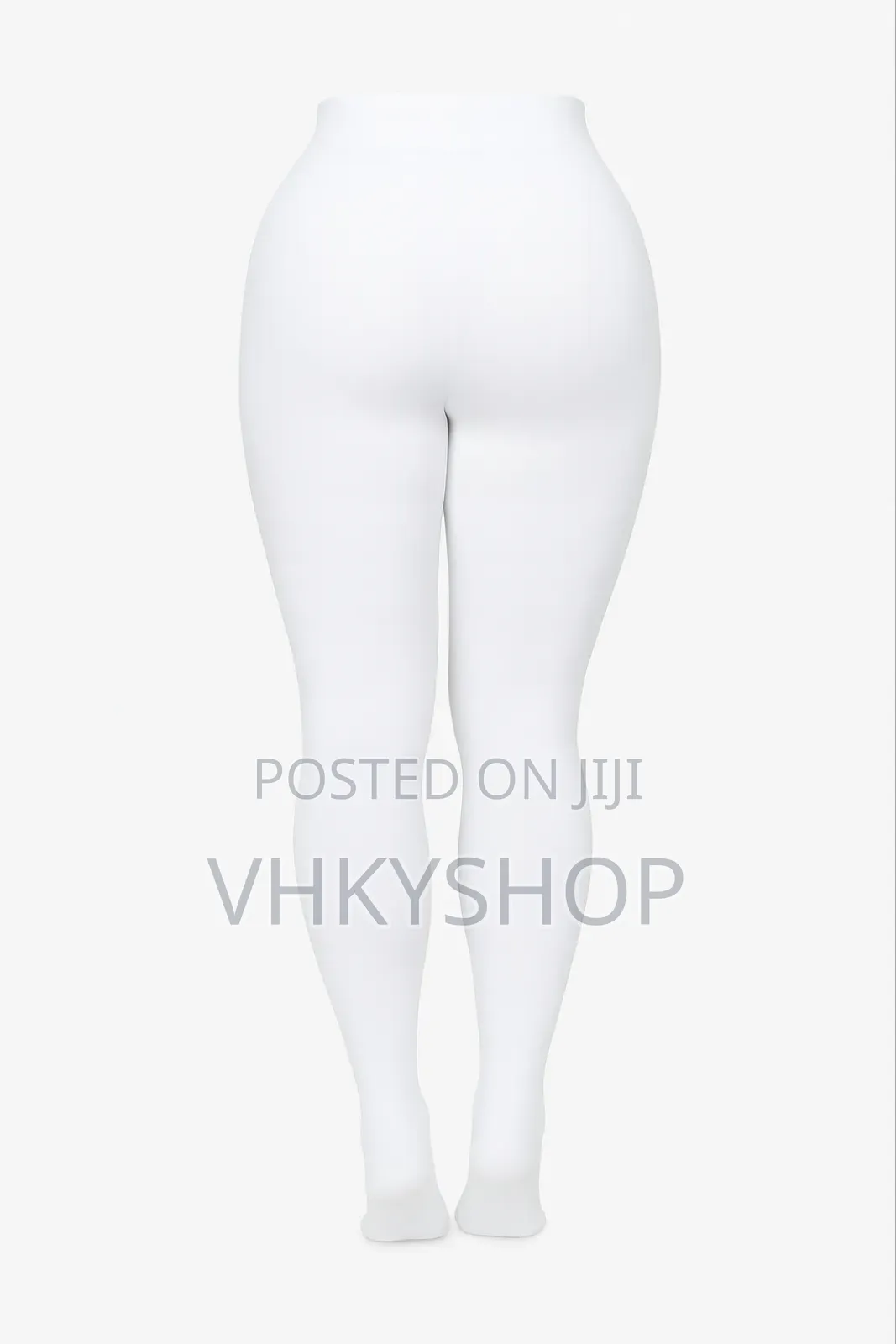 80d Solid White Opaque Pantyhose