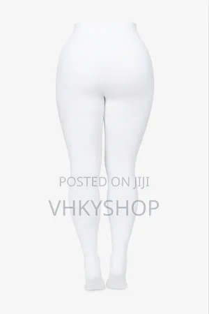 80d Solid White Opaque Pantyhose