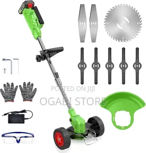 48v Electric Grass Trimmer Brush Cutter – Complete Set