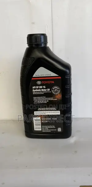 Toyota Sae 0w-16 Synthetic Motor Oil