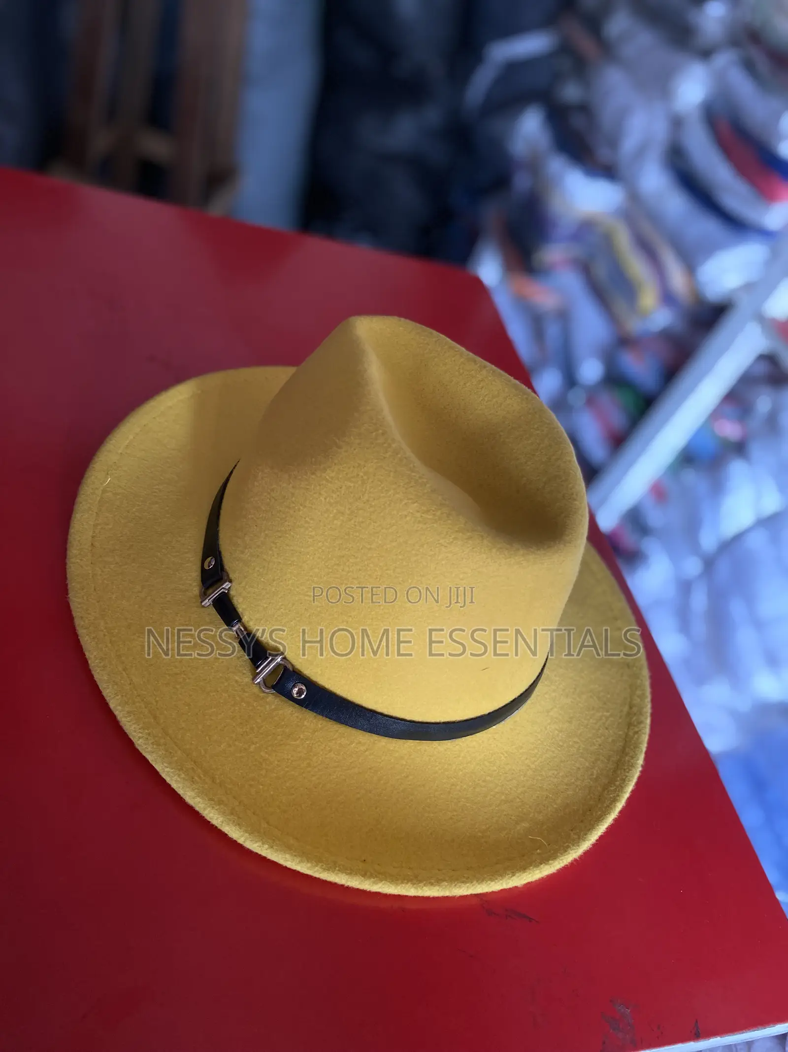 Yellow Fedora Hat