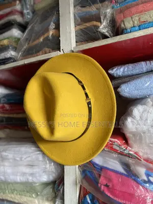 Yellow Fedora Hat