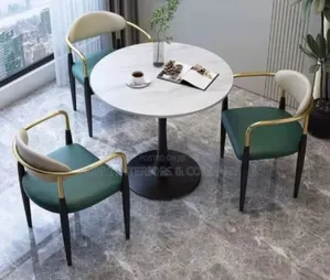 3 Seater Quality Dining Table and Chair for Restaurant and Home Use