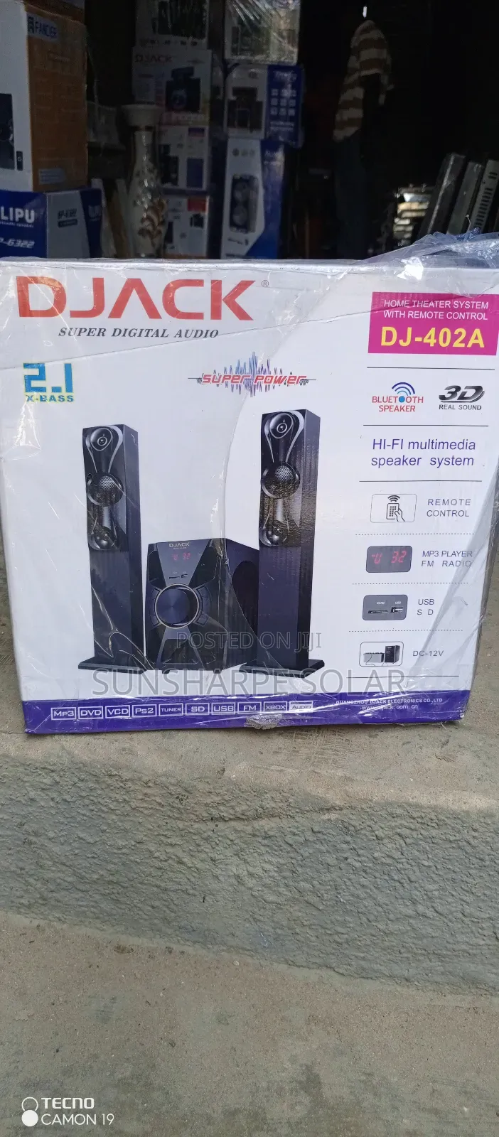 2.1inches Djack Home Theatre System