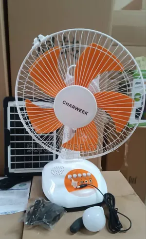 Solar Rechargeable Table Fan