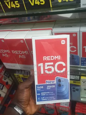 New Xiaomi Redmi 15C 4G 256 GB Black