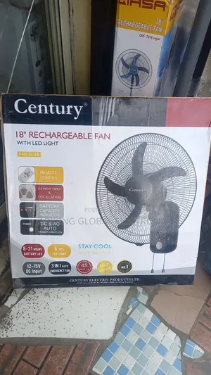 Wall Century Rechargeable Fan 18inch