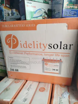 240ah Pidelity Solar Tubular Battery