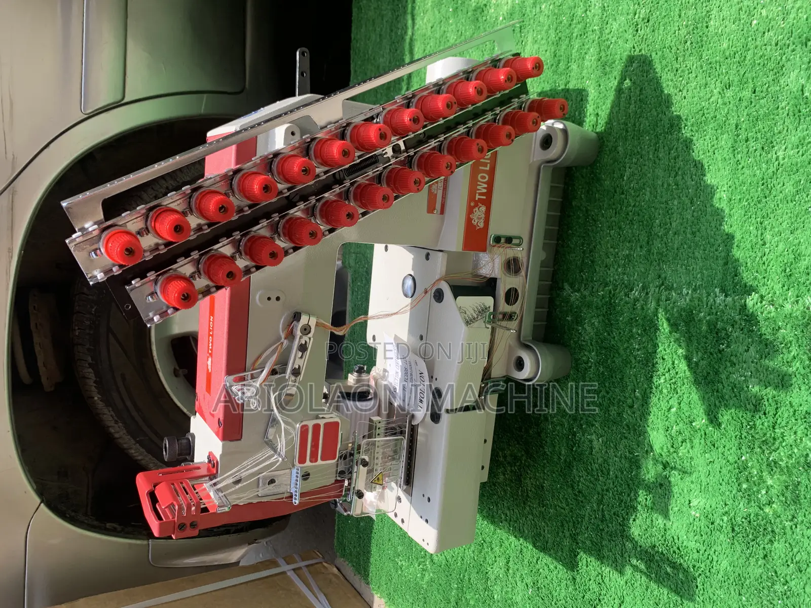 12 Needles Elasticator Sewing Machine for Jogger, Boxers Etc ...