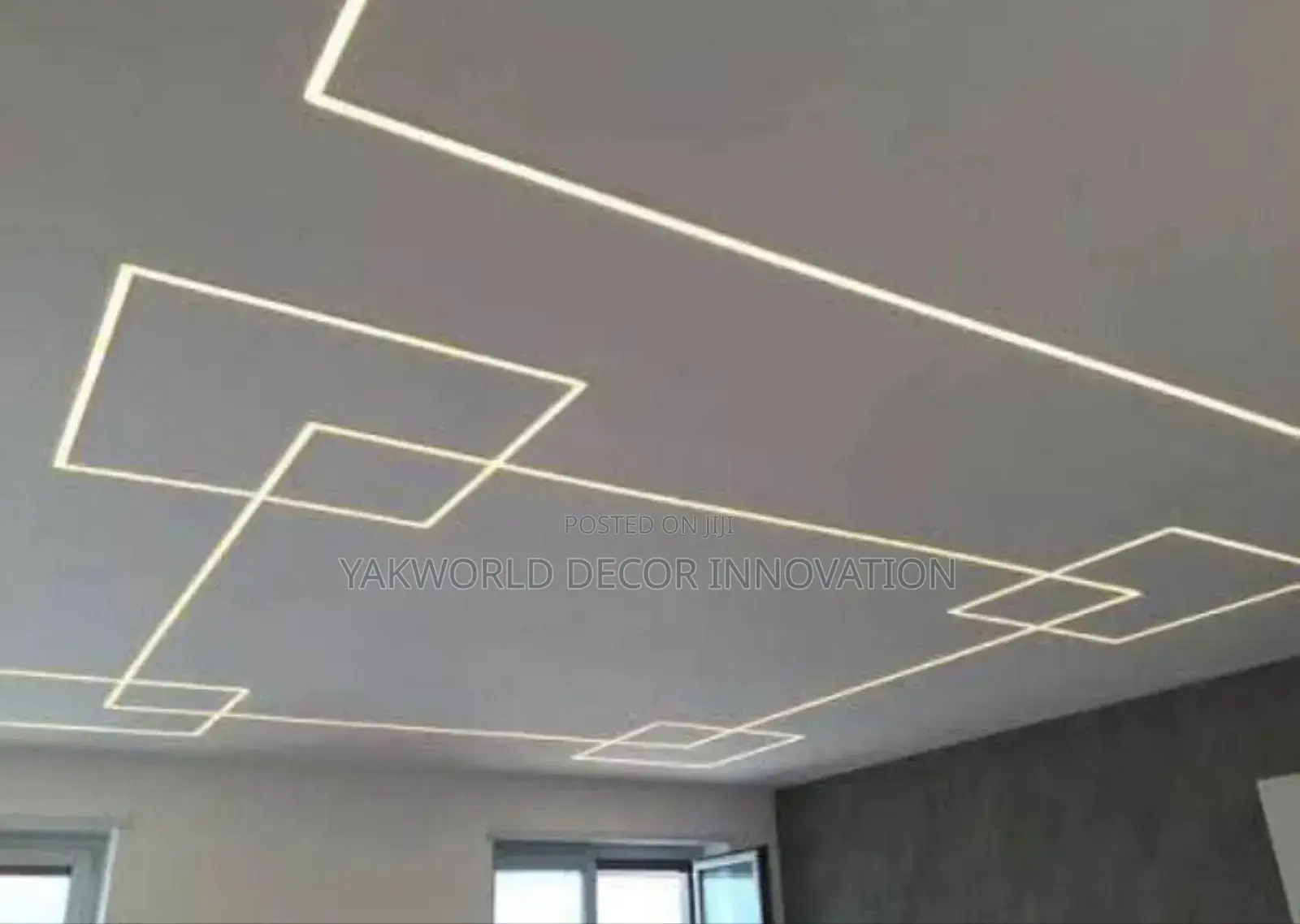 Pop Plaster Board With Profile Light Space