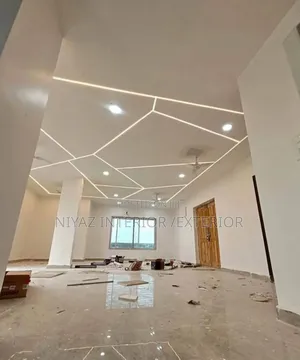 Pop Plaster Board With Profile Light Space
