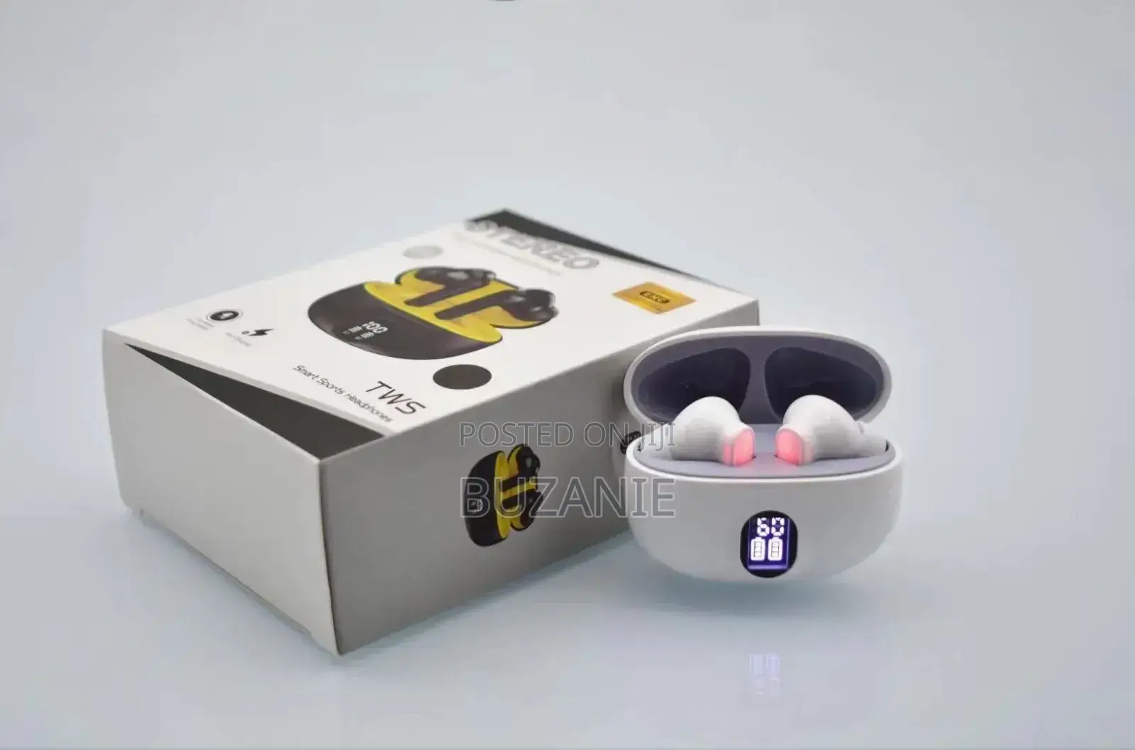 Bluetooth Earbud White Wireless Earphone