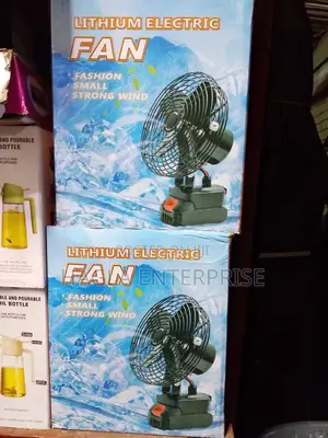 Small Lithium Rechargeable Fan With Double Battery