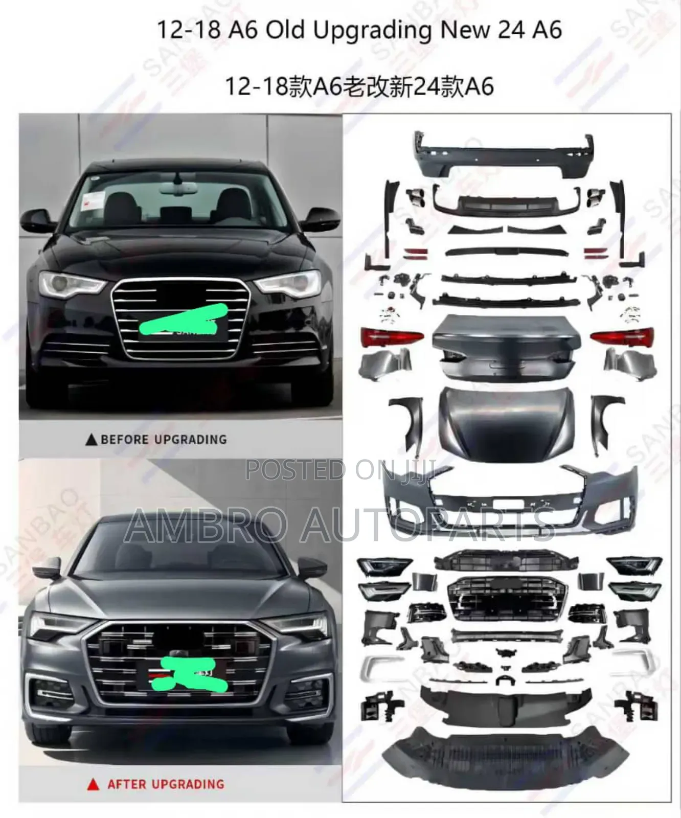 upgrade-kit-audi-a6-2012-2024-in-mushin-vehicle-parts-accessories