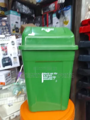 Green Plastic Dustbin 50l