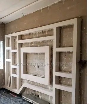 Pop Plasterboard Tv Shelve