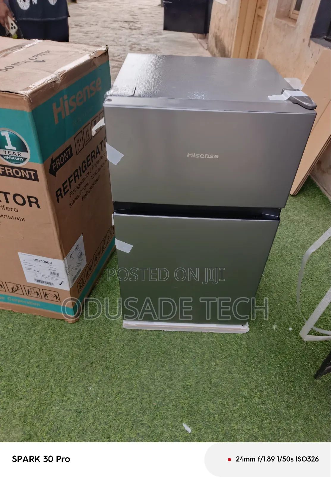Efficient Hisense 120dr Double Door Refrigerator