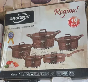 Regina 10 PCS Marble Cookware Set.