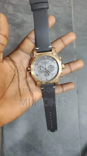 Montblanc Chronograph Gray Strap