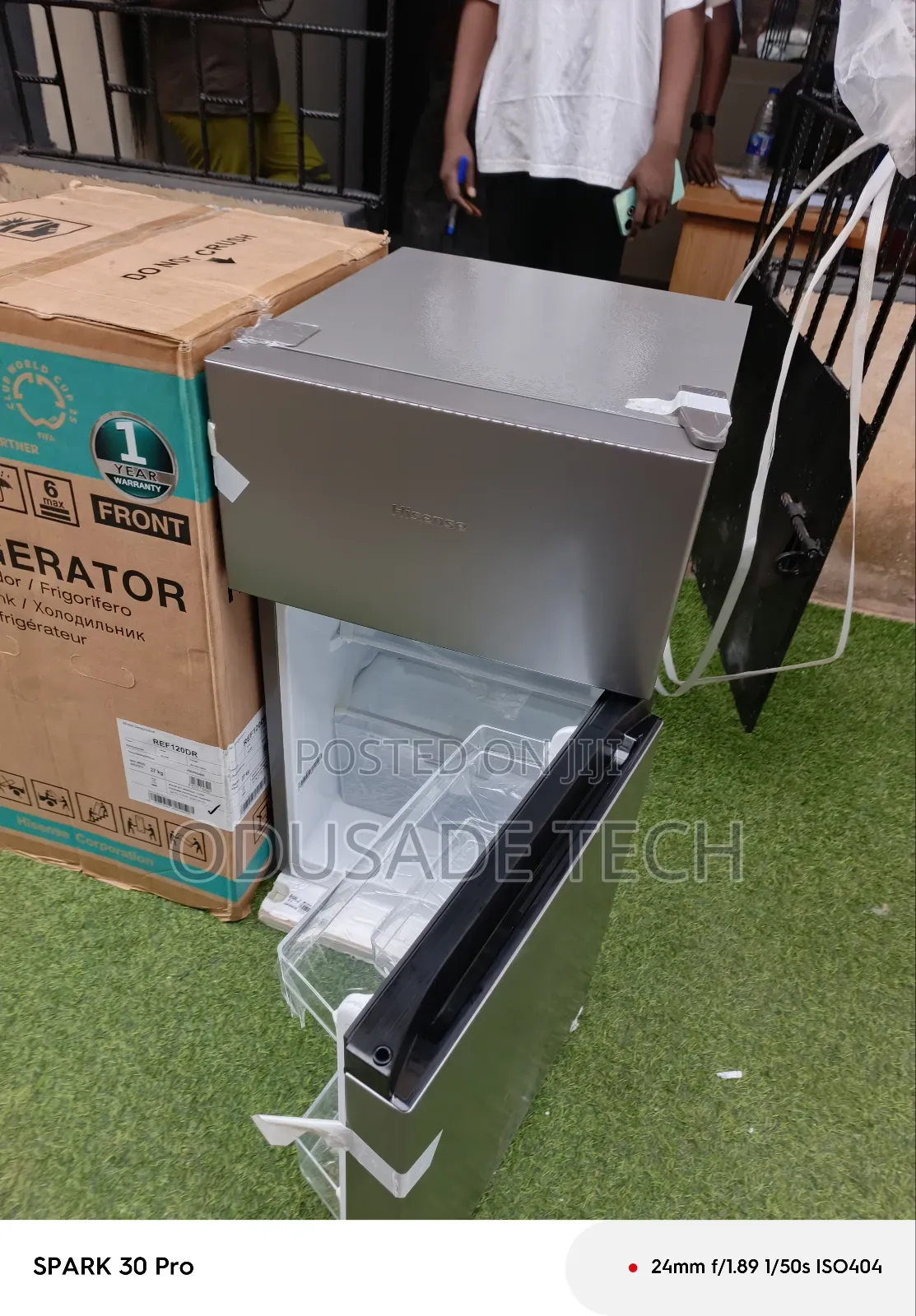Efficient Hisense 120dr Double Door Refrigerator