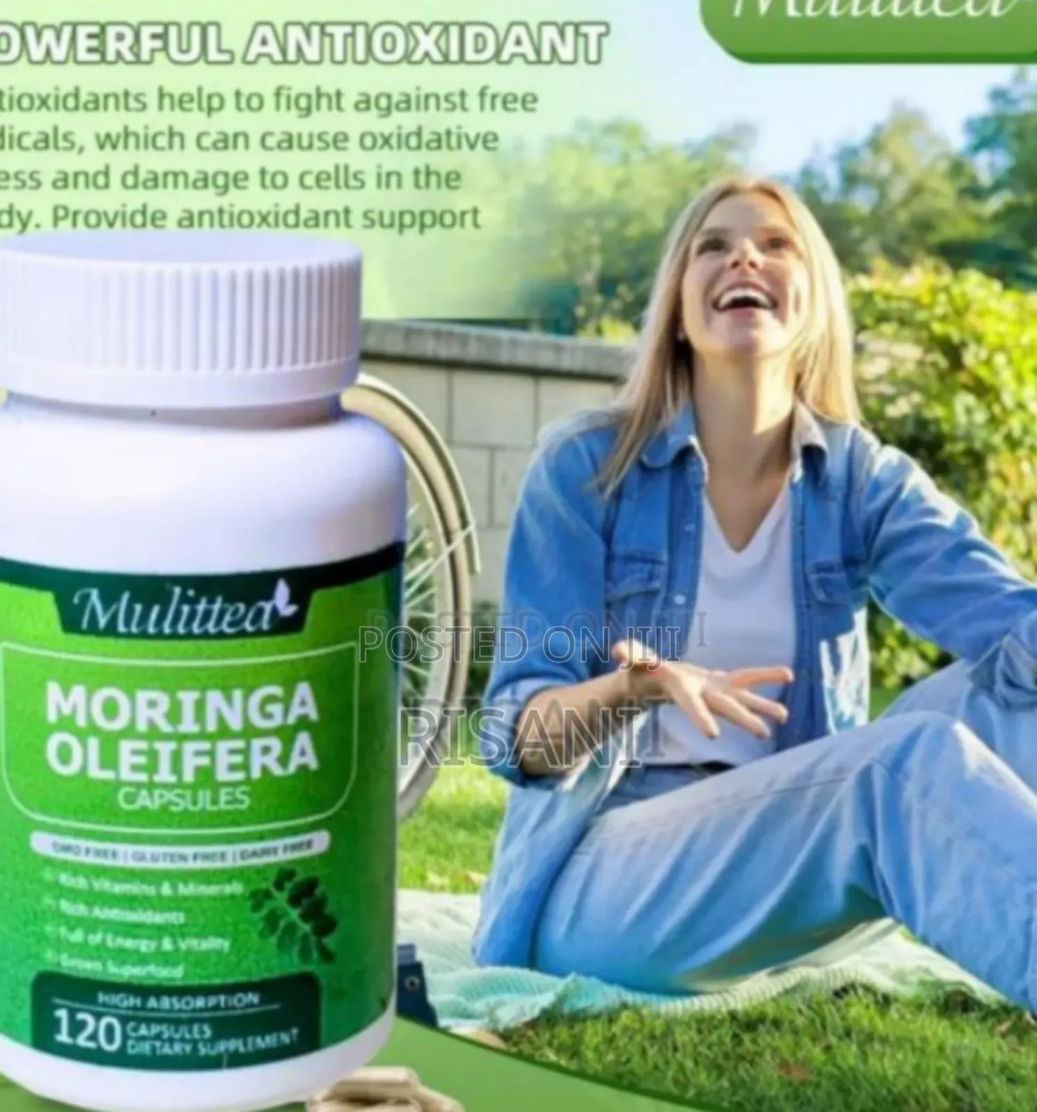 Moringa Capsules Powerful Supplements By 120 Capsules