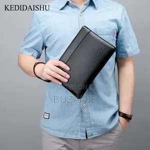 Men Clutch Bag Men Leather Handbag