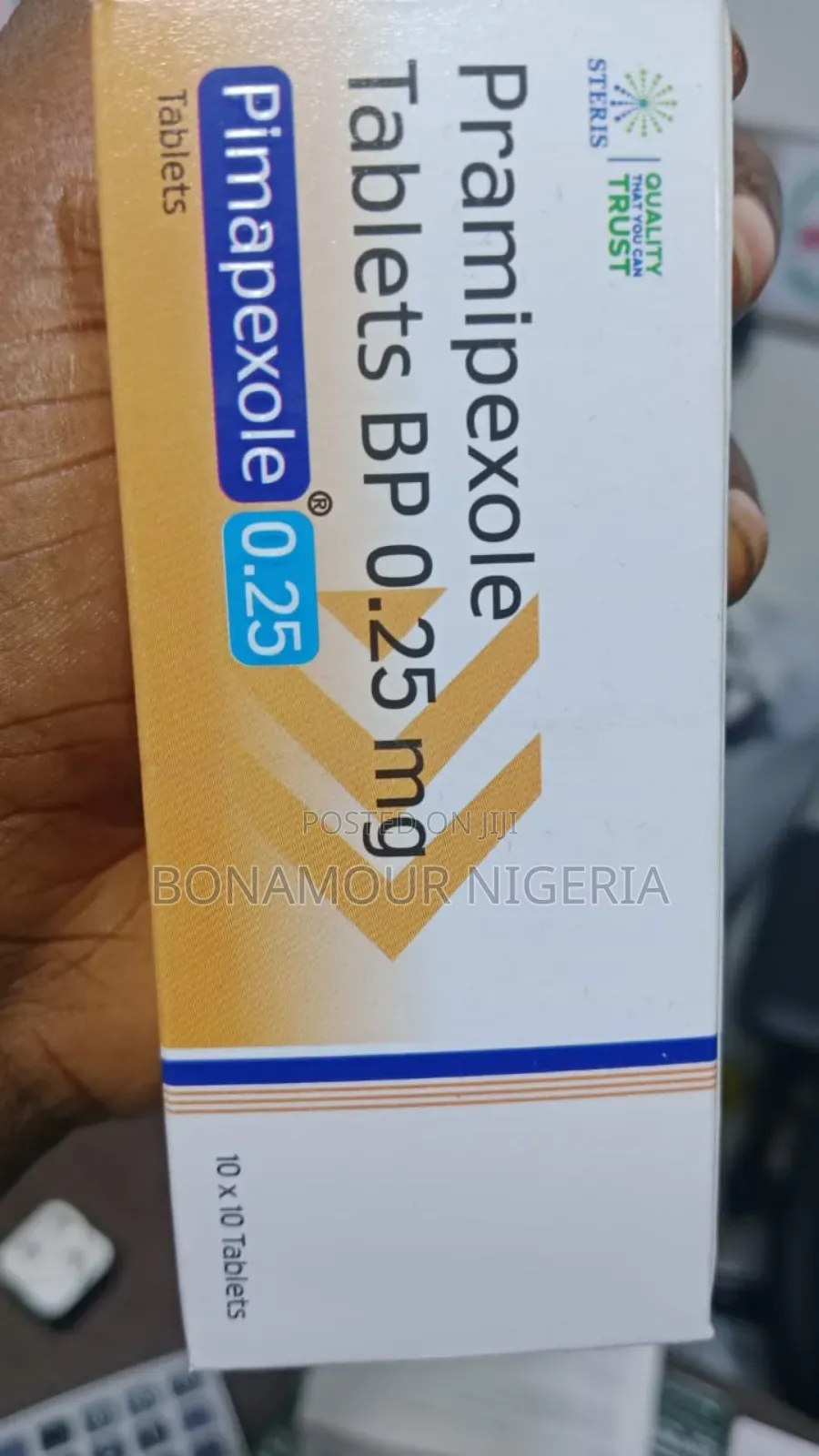 Pramepexole (Pimapexole) 0.25mg X 10 Tabs