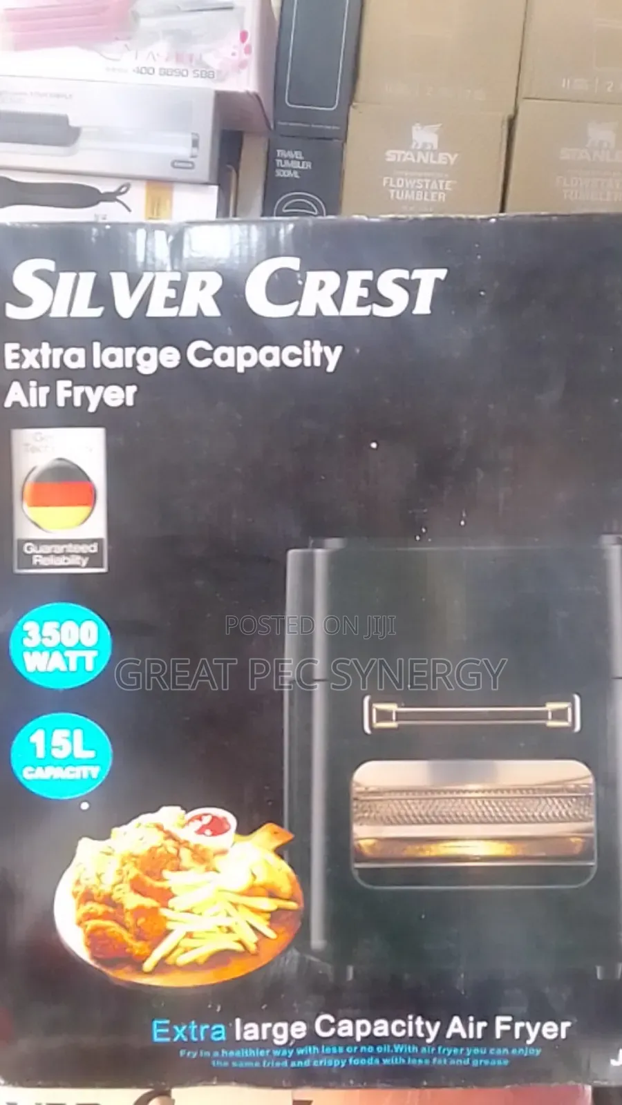 Extra Large Capacity Air Fryer Silver Crest