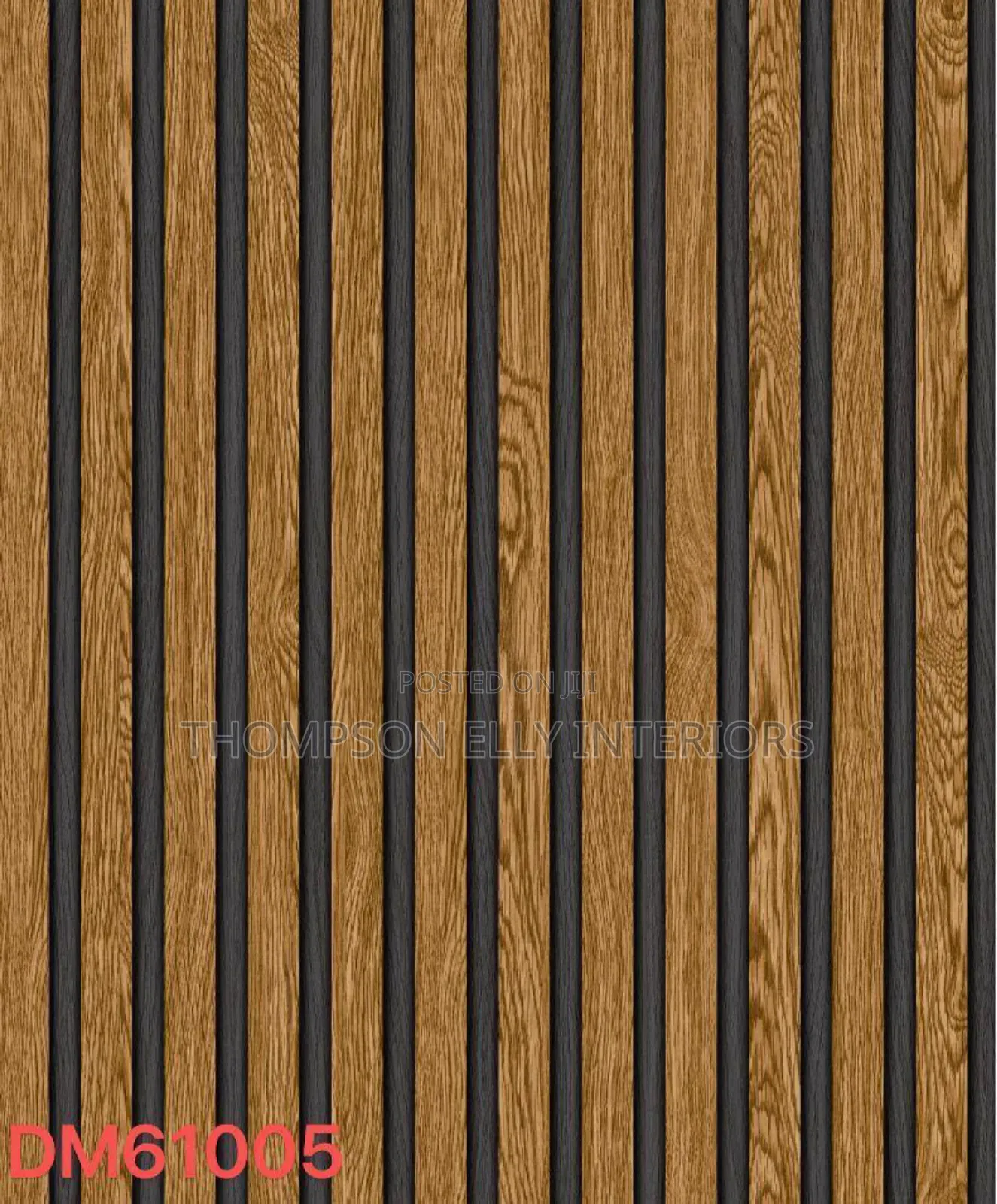 3d Fluted Panel Wallpaper
