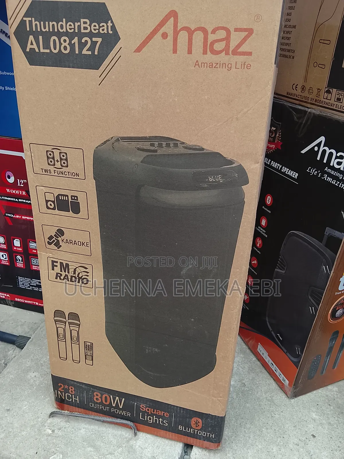 Amaz Party Speaker With Bluetooth Usb Connection