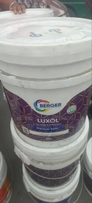 //Berger Luxol Premium Satin (Silver Grey) 20ltrs Pail