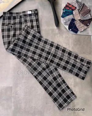 Classy Checkered Pant Trousers