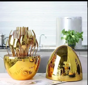 Golden Spoon and Fork