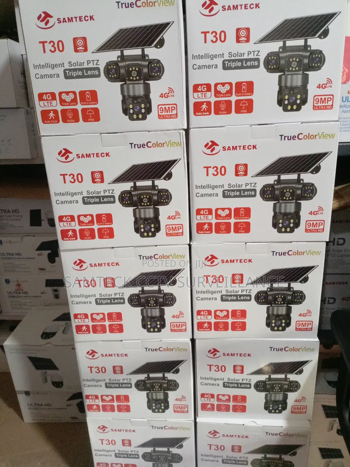 T30 4g Solar Triple Lens Camera