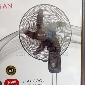 16" Century Ac/Dc Solar Inverter Wall Fan