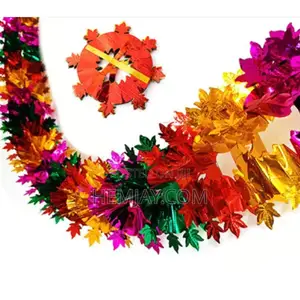 Foil Garland Christmas Decorations for Home Ceiling or Wall