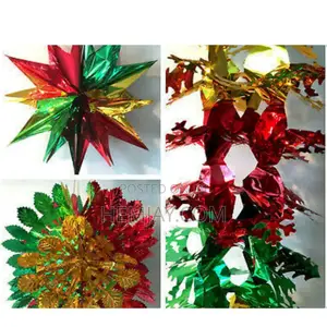 Foil- Tinsel Christmas Decorations