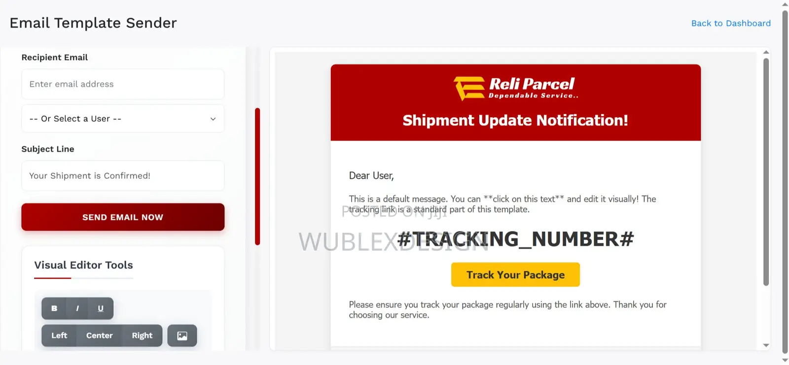 Courier Web Script - Track Parcels, Full Admin Panel, Email Alerts
