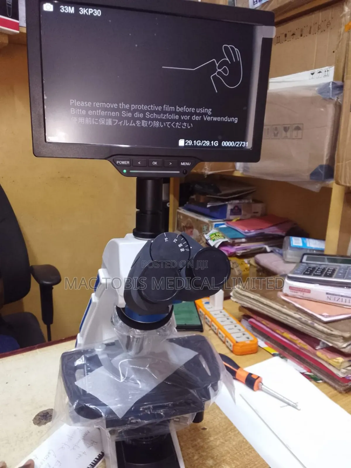 Microscope Machine With Camera