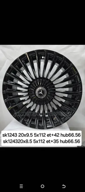 20inches Rim For Mercedes Benz Black Spokes