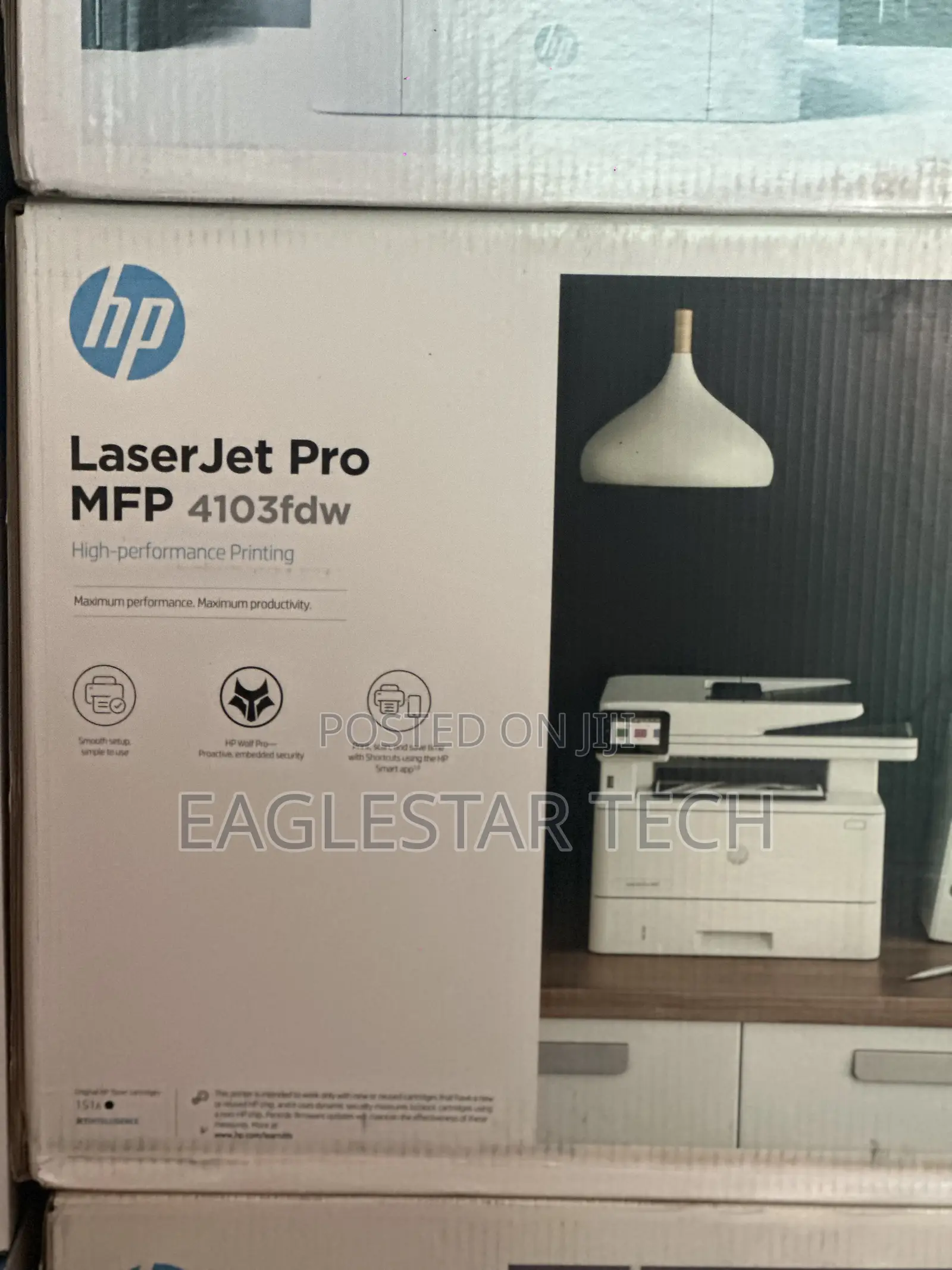 HP Laer Jet Pro MFP 4103 FDW 3 in 1 Printer. Print, Scan and Copy