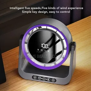 Bladeless Desk Fan, Quiet Digital Display