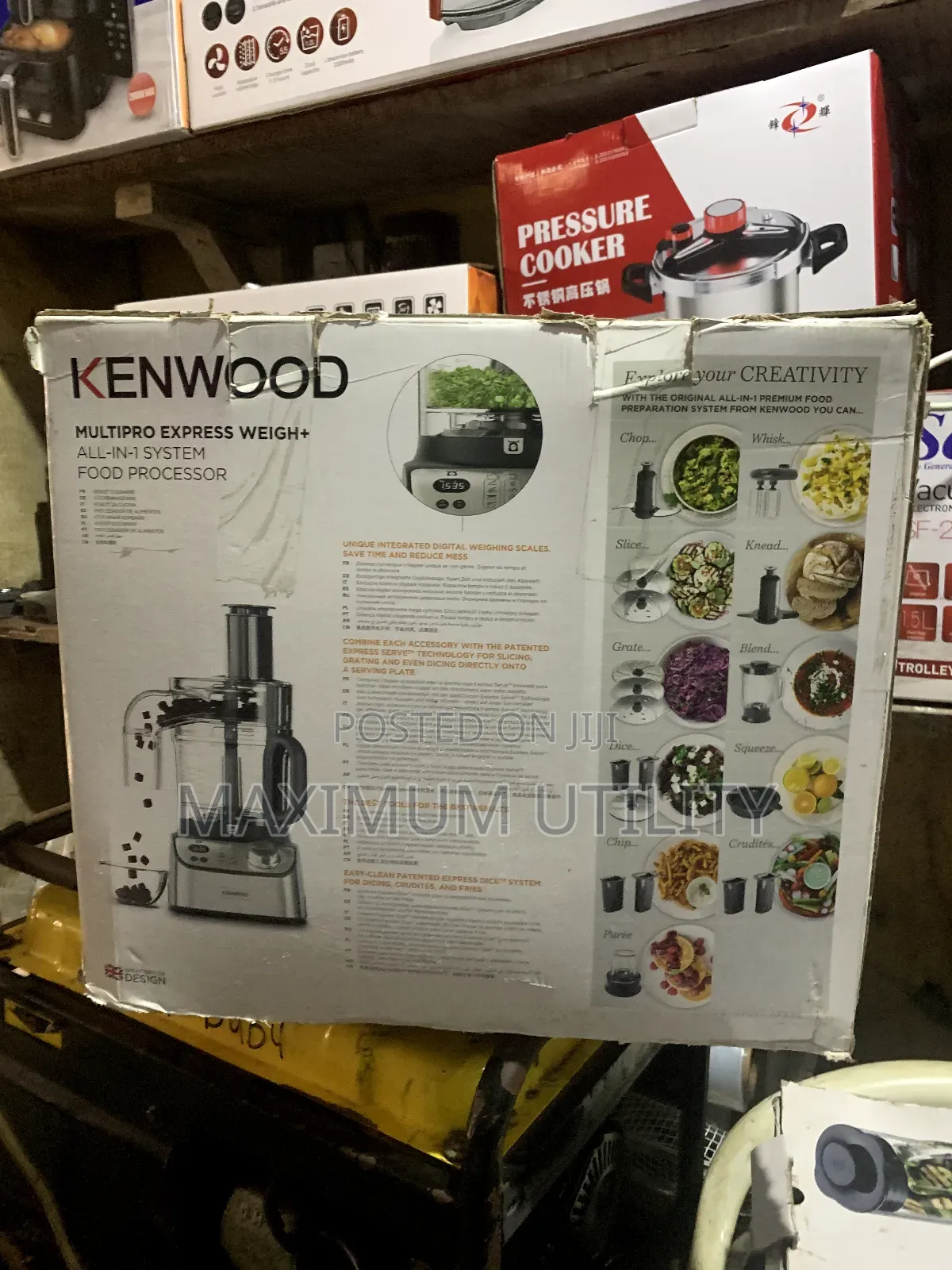 Original Australia Kenwood Multi Complete Food Processor Wit Blender