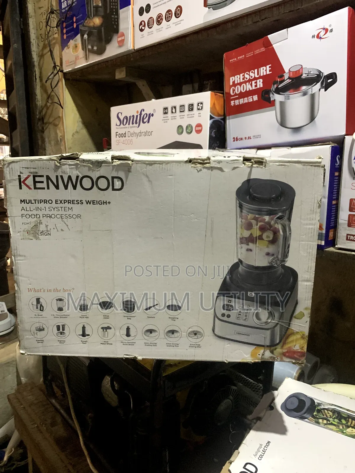Original Australia Kenwood Multi Complete Food Processor Wit Blender