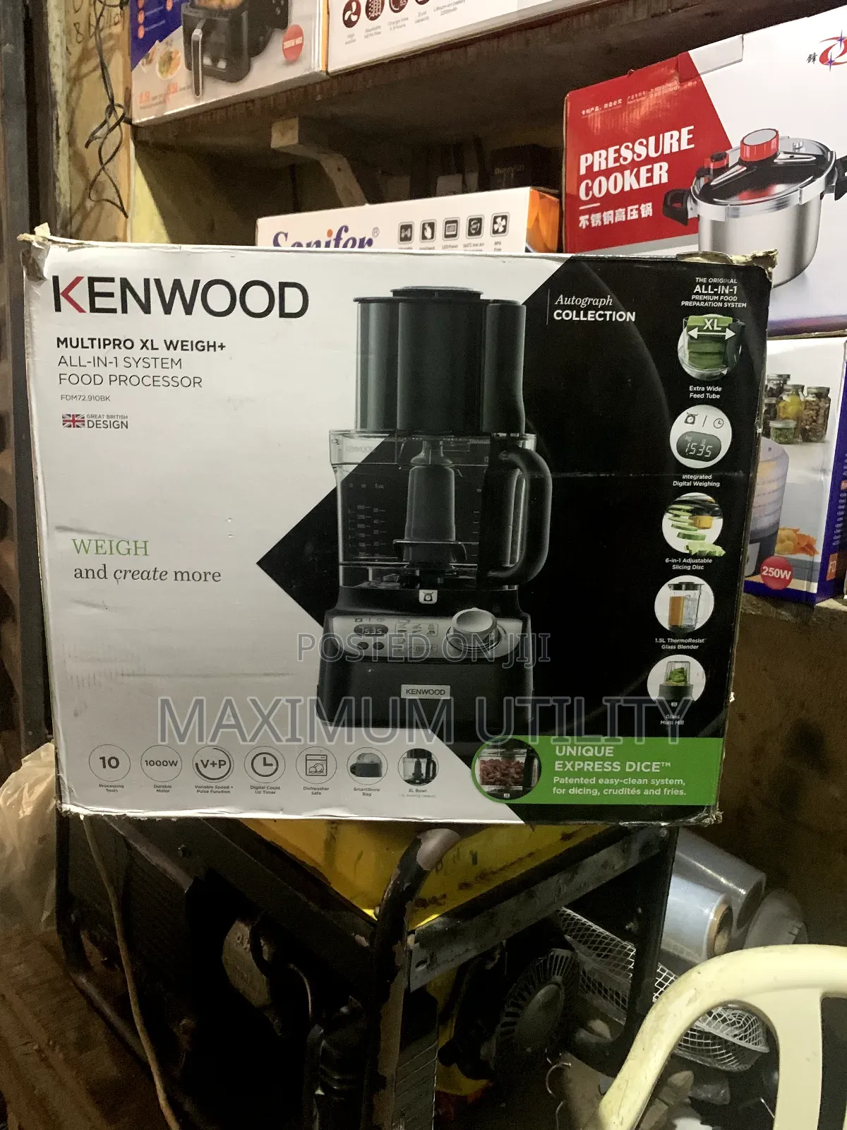 Original Australia Kenwood Multi Complete Food Processor Wit Blender