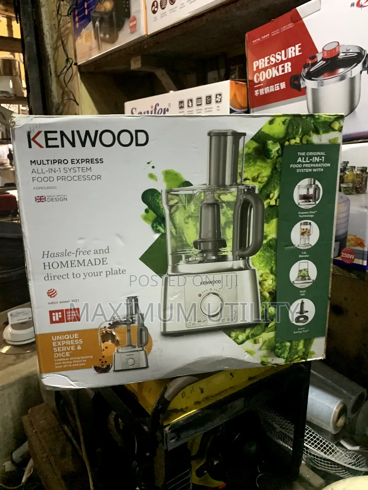 Original Australia Kenwood Multi Complete Food Processor Wit Blender
