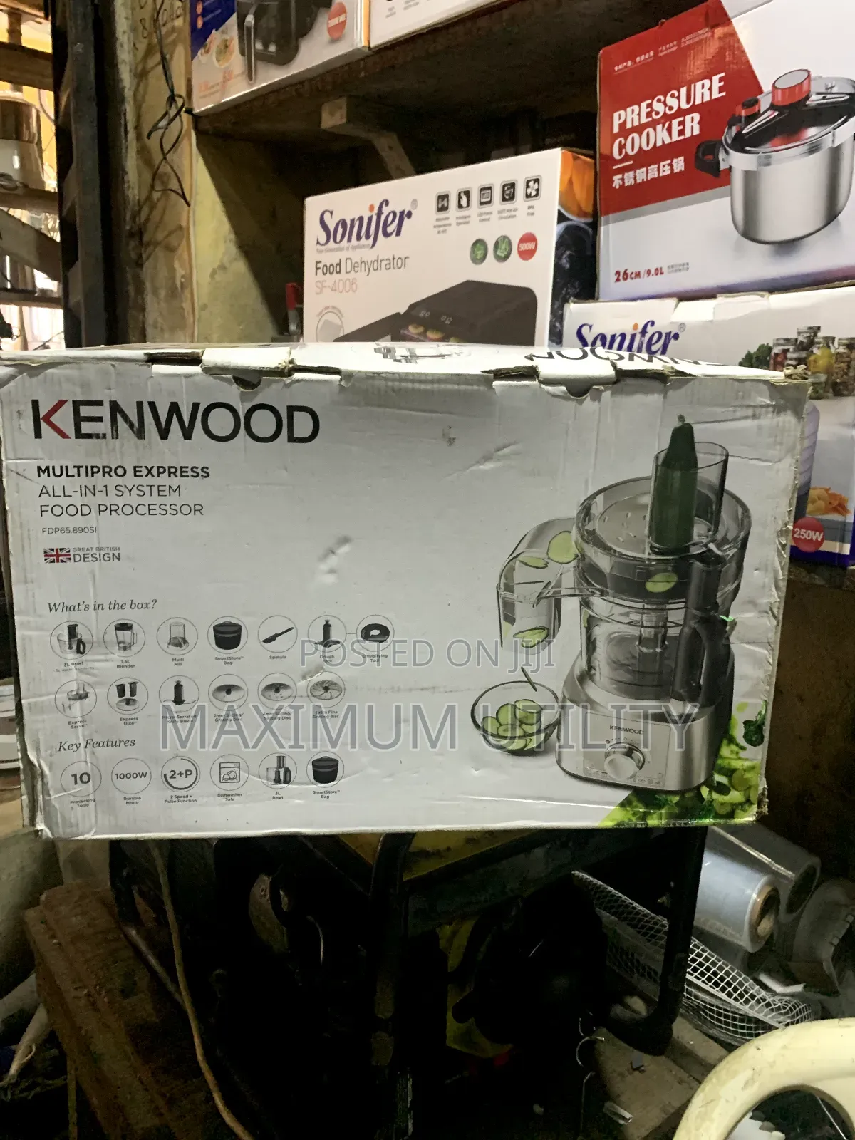Original Australia Kenwood Multi Complete Food Processor Wit Blender