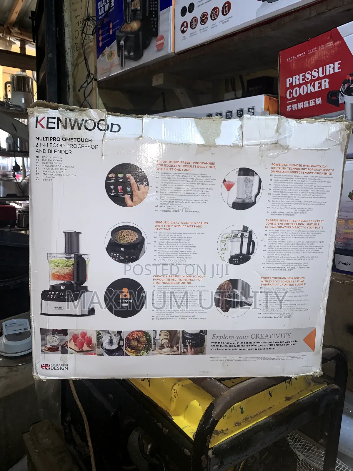 Original Australia Kenwood Multi Complete Food Processor Wit Blender