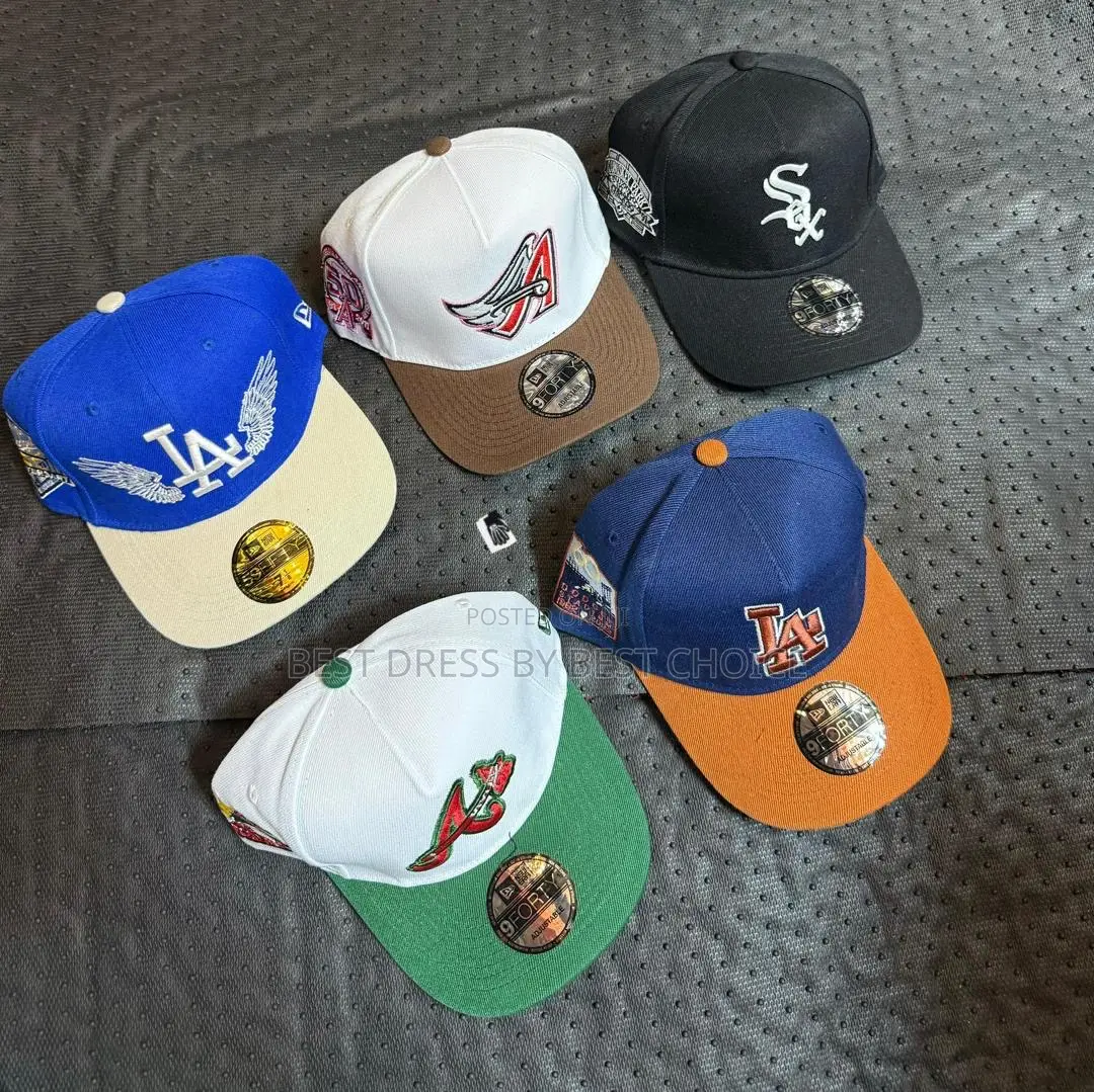 High Quality Pre Curve Non Adjustable Snapback Caps 🧢