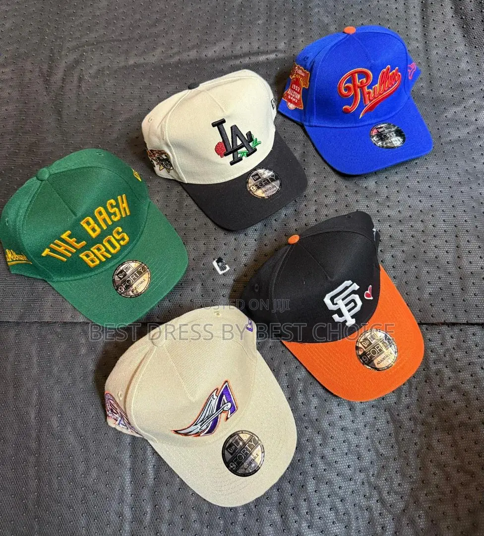 High Quality Pre Curve Non Adjustable Snapback Caps 🧢